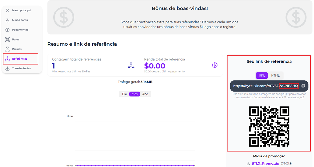 Link de indicação para vender sua banda larga com ByteLixir