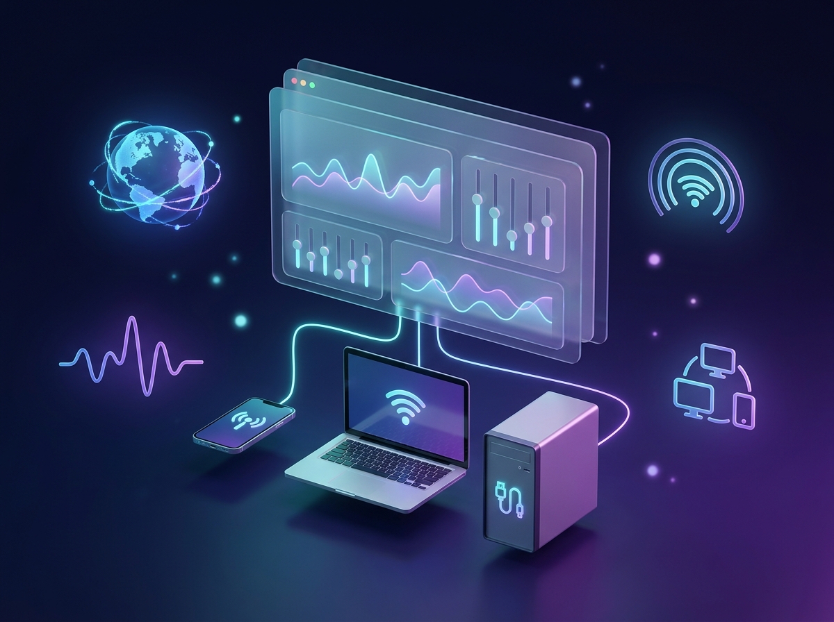 Devices connected to the dashboard