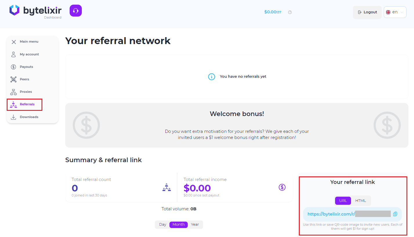 Where to get a ByteLixir refferal link to make more money?
