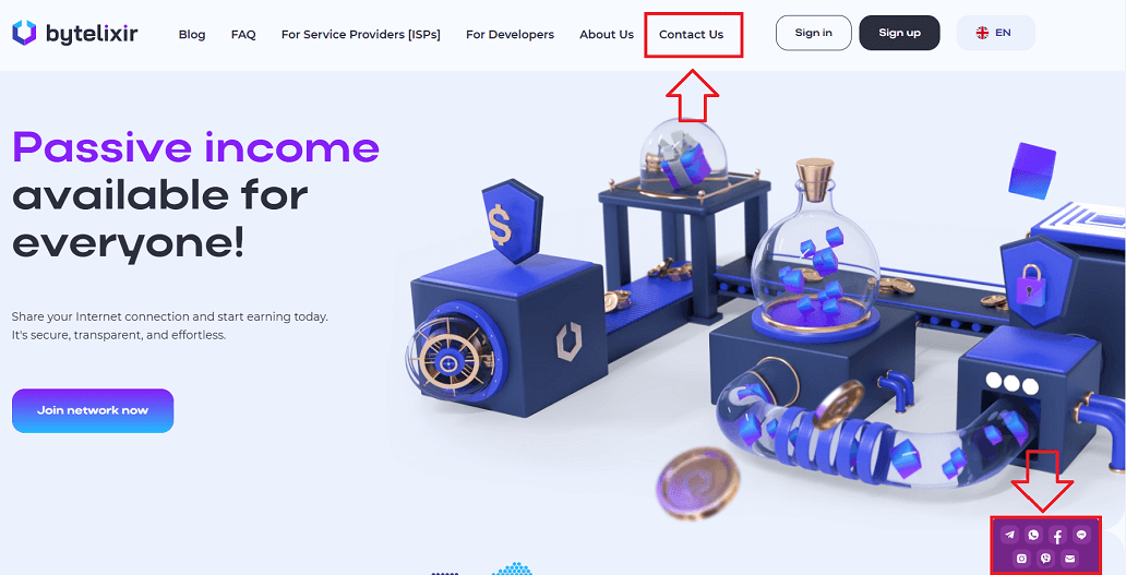 What is client support of our free passive income app and how does it work?